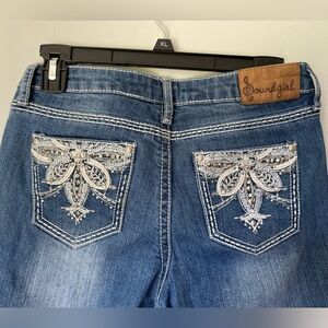 Soundgirl Cropped Jeans, Size 5